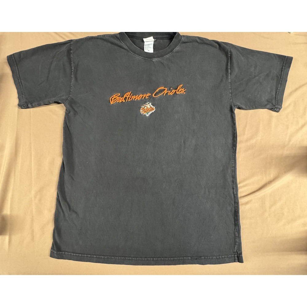 Vintage 90s Baltimore Orioles MLB Embroidered Throwback Logo T-Shirt Mens XLarge